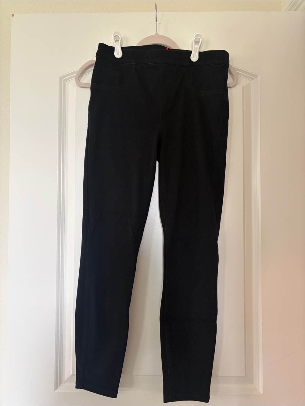 SPANX Black Skinny Jeans — Sleek Stretch Denim